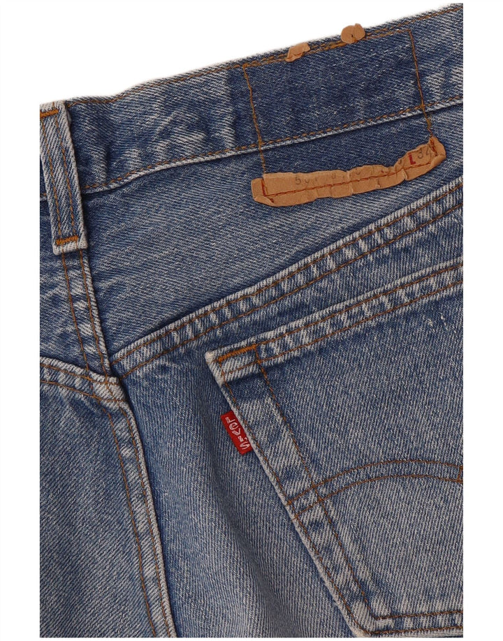Levi's Dames Distressed Denim Shorts W26 Small Blue