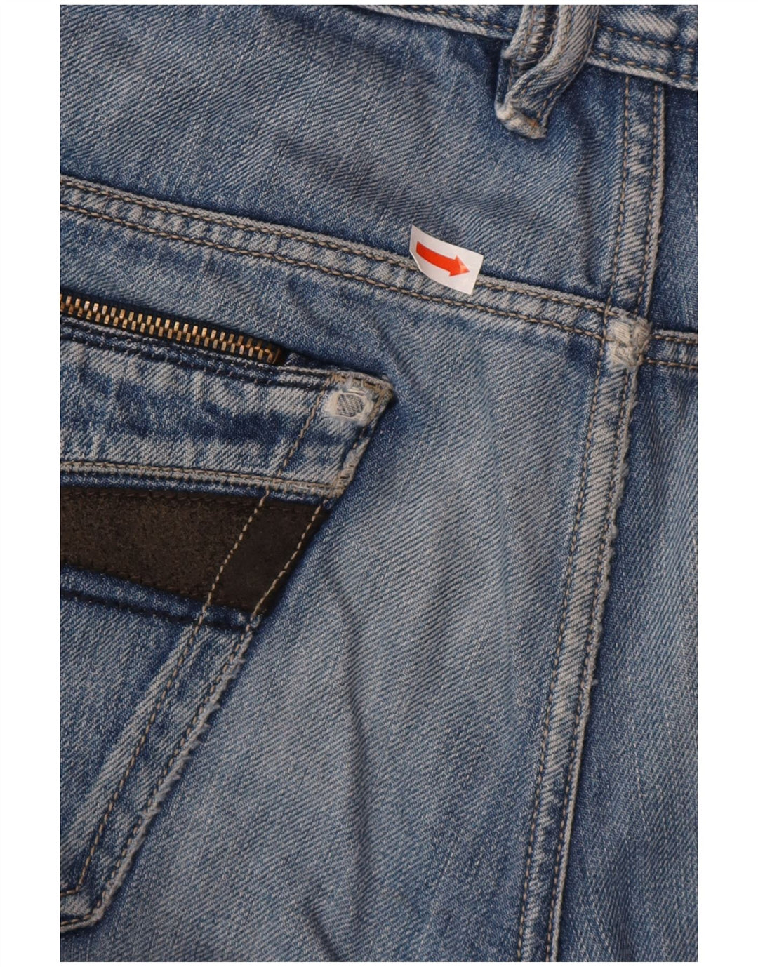DIESEL Herre Slim Jeans W32 L32 Blå Bomuld