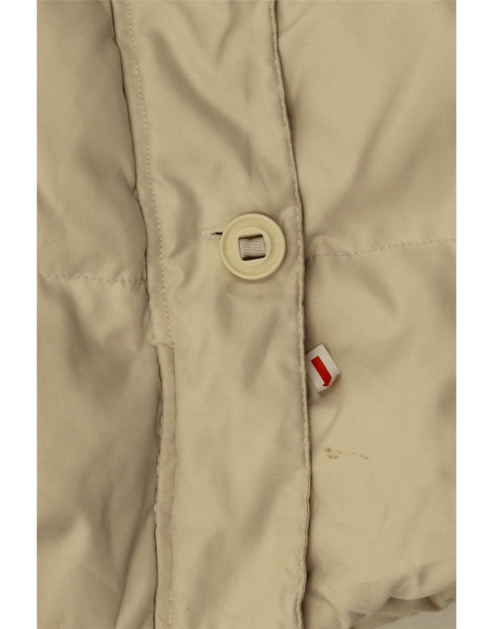 Diadora Piger Oversized Polstret Jakke 9-10 År Stor Beige Polyester