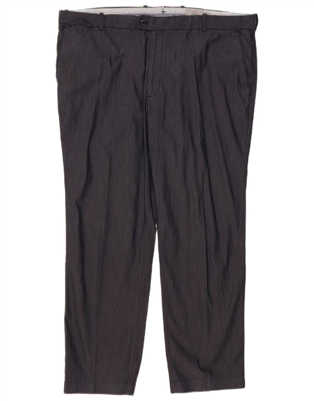 Marks & Spencer Lige jakkesæt til herrebukser W44 L31 Marineblå bomuld