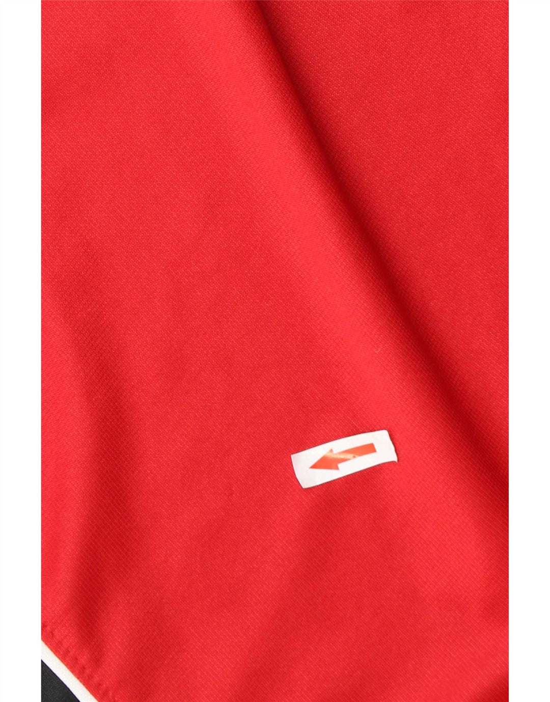 Nike Herre Top Langærmet UK 42/44 Large Red Colourblock Polyester