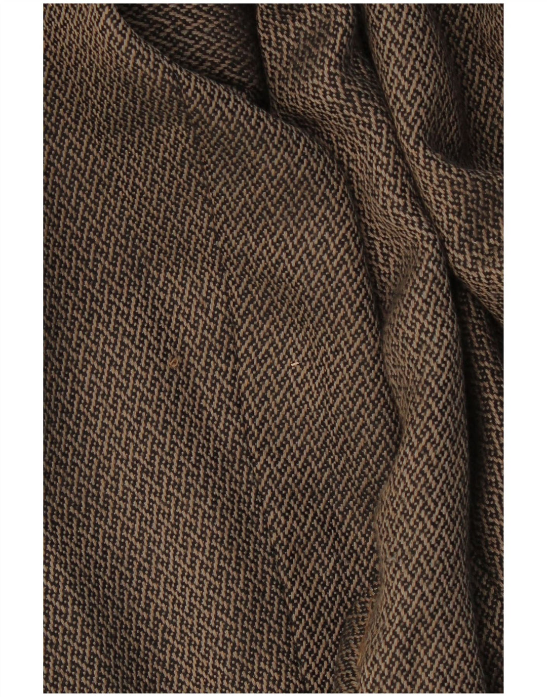 LUISA SPAGNOLI Dame 1 Knap Blazer Jakke IT 46 Stor Brun Geometrisk