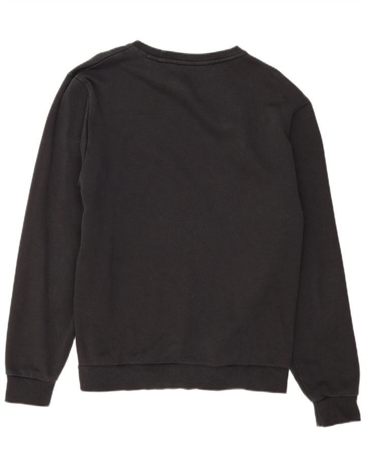 Puma Herre Grafisk Sweatshirt Jumper Stor Sort Bomuld