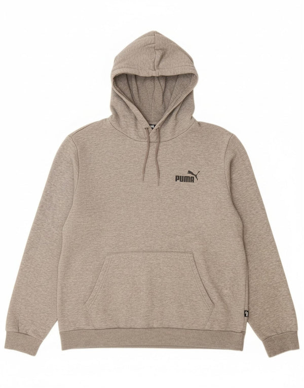 Puma Herre hættetrøje Jumper Medium Grey Flecked Bomuld