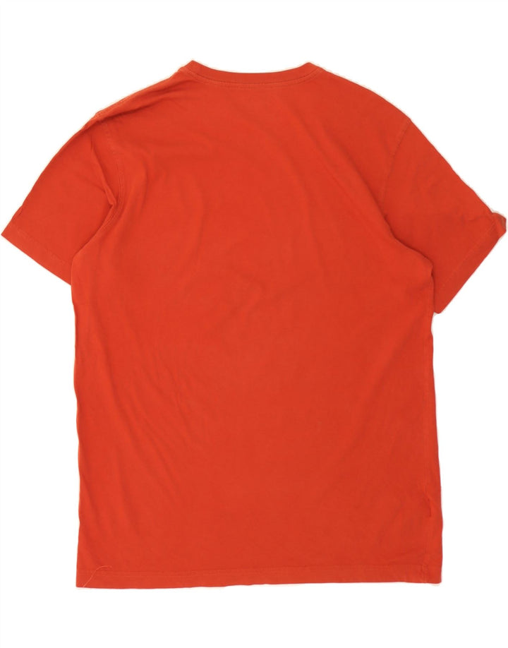 EDDIE BAUER Mens T-Shirt Top Large Orange Cotton Vintage Eddie Bauer and Second-Hand Eddie Bauer from Messina Hembry 
