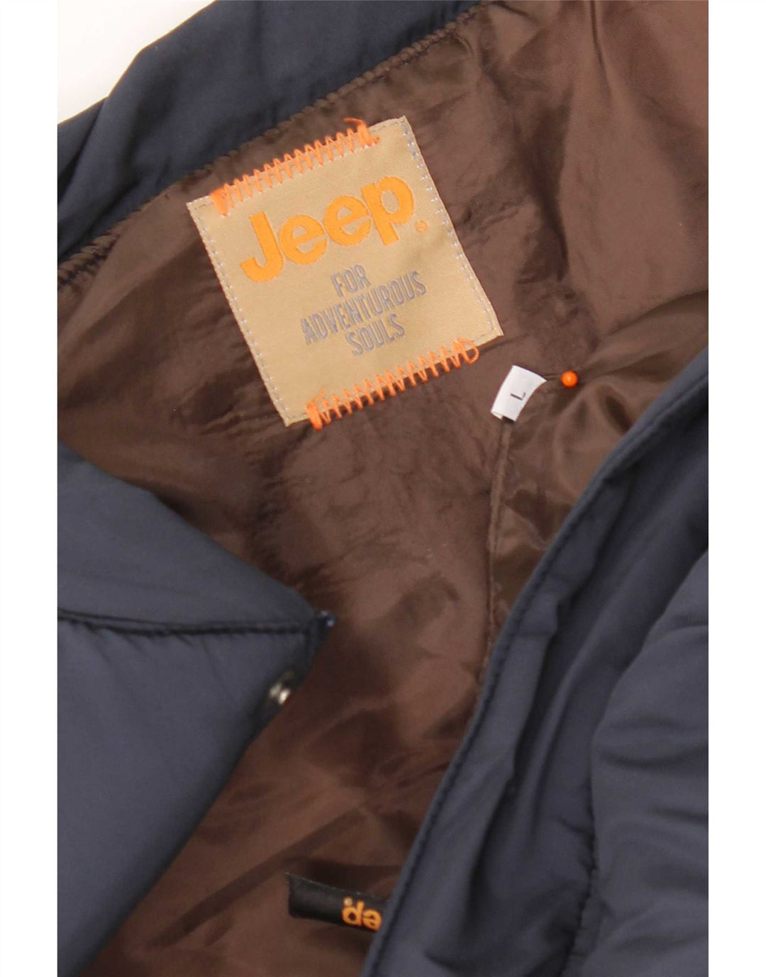 Jeep Herre Polstret Gilet UK 40 Large Navy Blue