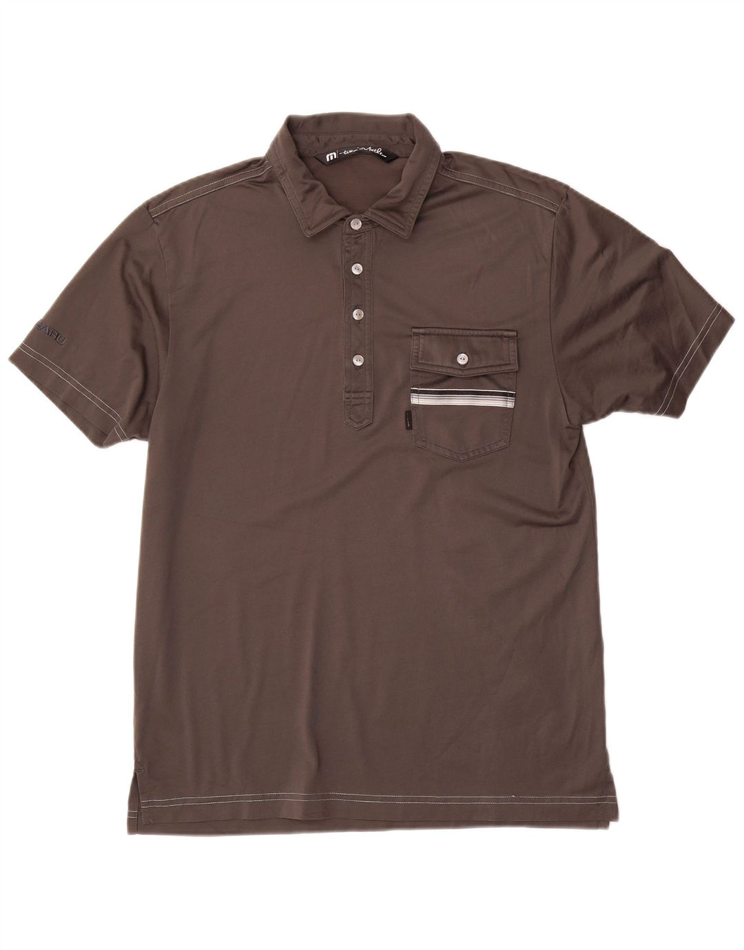 TRAVIS MATHEW Poloshirt til mænd mellemgrå bomuld