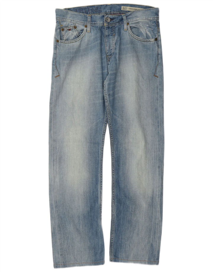 Tommy Hilfiger Dame Ryder Regular Straight Jeans W30 L30 Blå Bomuld