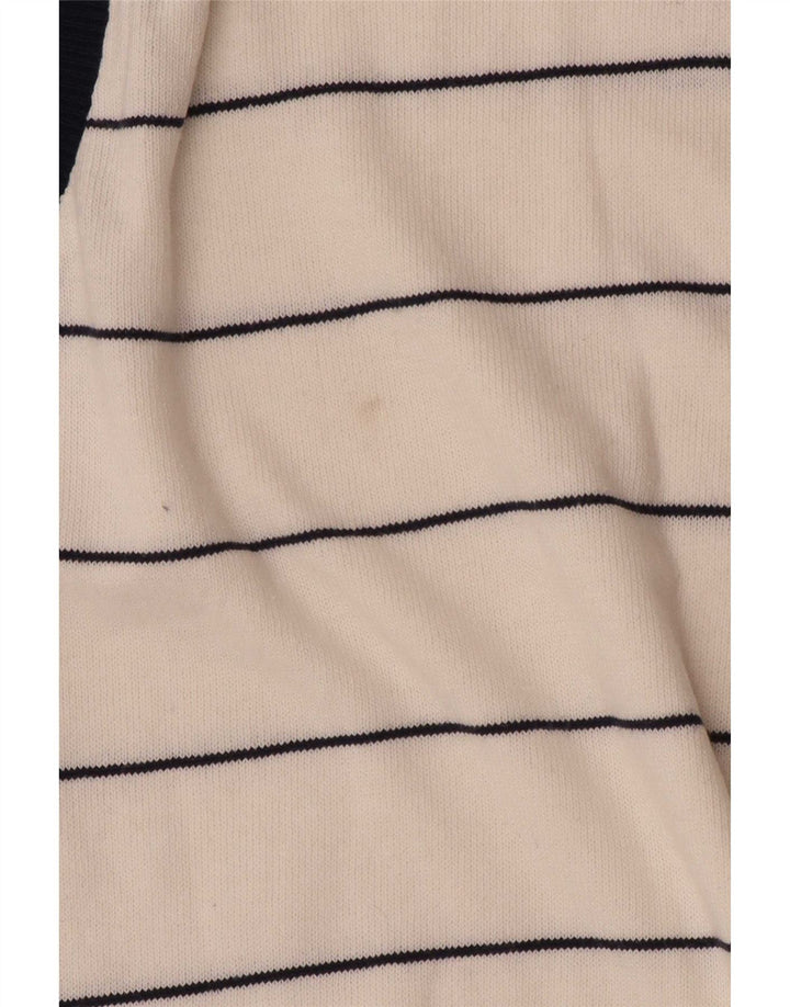 Vintage herrevest tanktop stor hvid stribet