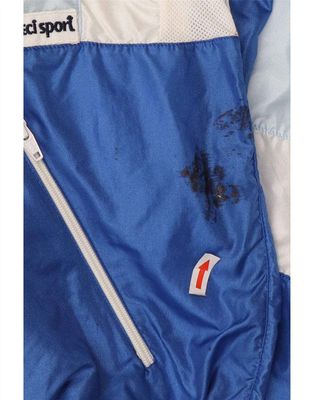 Vintage oversize træningsdragt til kvinder IT 44 Medium Blue Colourblock