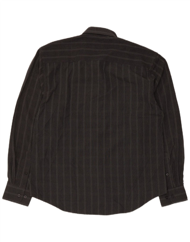 Pierre Cardin Herreskjorte Medium Sort Ternet polyester