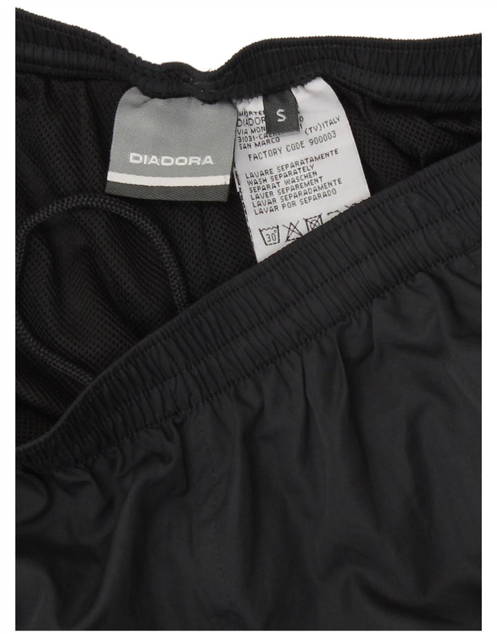 Diadora træningsdragtsbukser til kvinder UK 10 Small Grå Colourblock Polyester