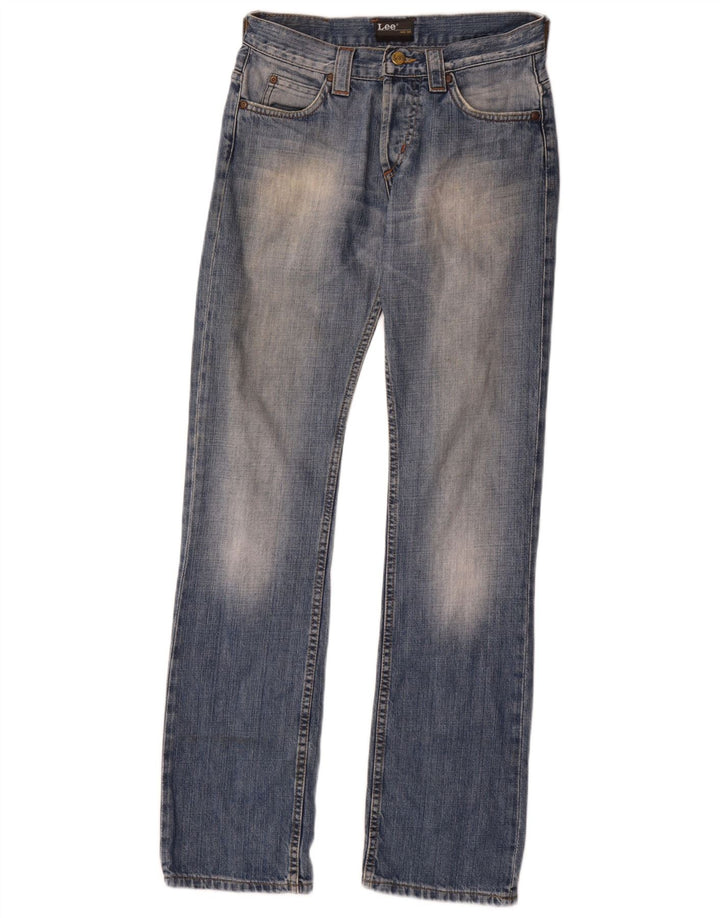 Lee Herre Knox Straight Jeans W29 L34 Blå Bomuld