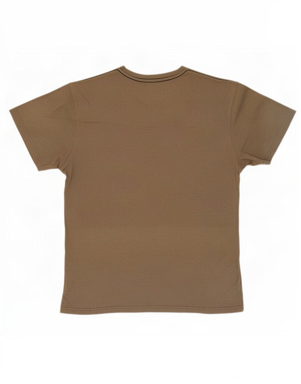 Hard Rock Cafe Herre Moscow Grafisk T-Shirt Top Stor Khaki Bomuld