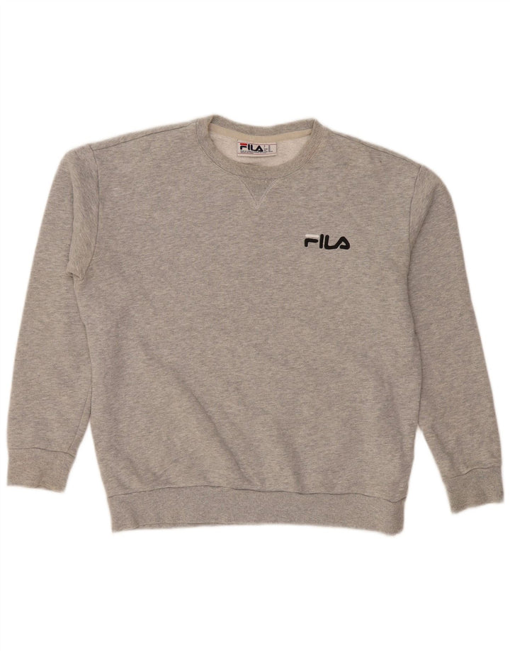 FILA Herre Loose Fit Sweatshirt Jumper XS Grå Bomuld