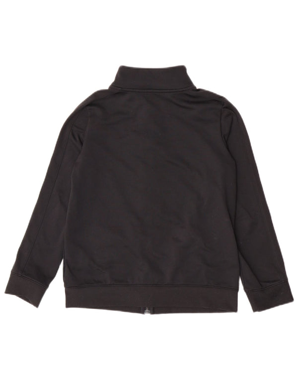 Under Armour Boys Tracksuit Top Jacket 9-10 Years Medium Black Polyester