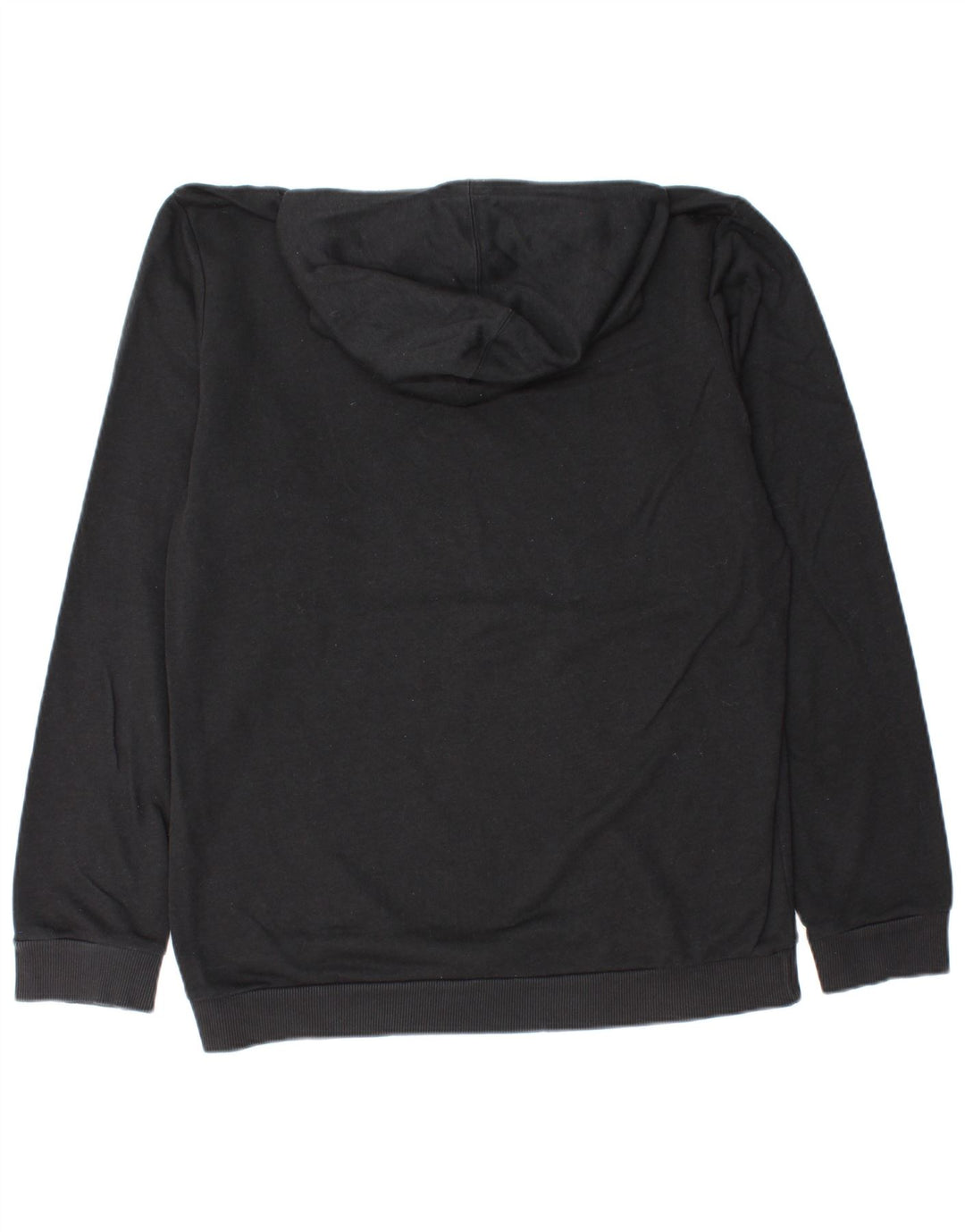 ADIDAS Grafisk hættetrøje til mænd, stor sort bomuld