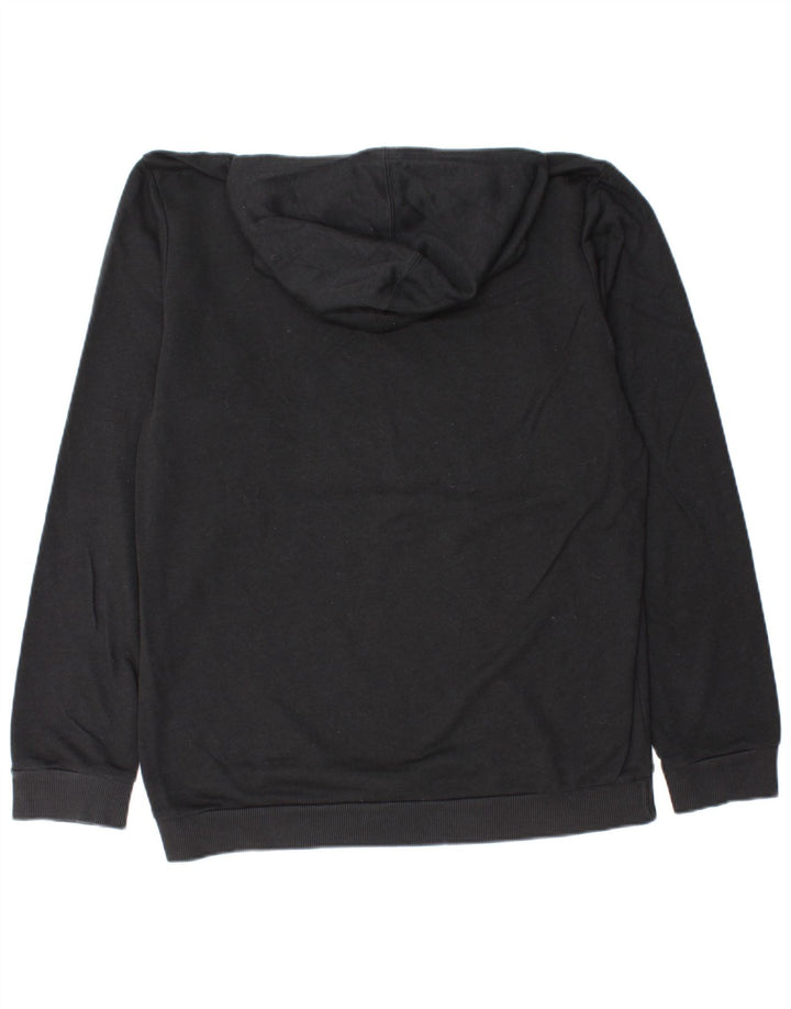 ADIDAS Grafisk hættetrøje til mænd, stor sort bomuld