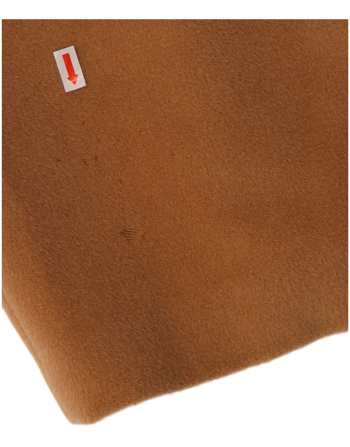 MARELLA Dame Dobbeltradet Frakke UK 12 Medium Beige Virgin Wool Classic