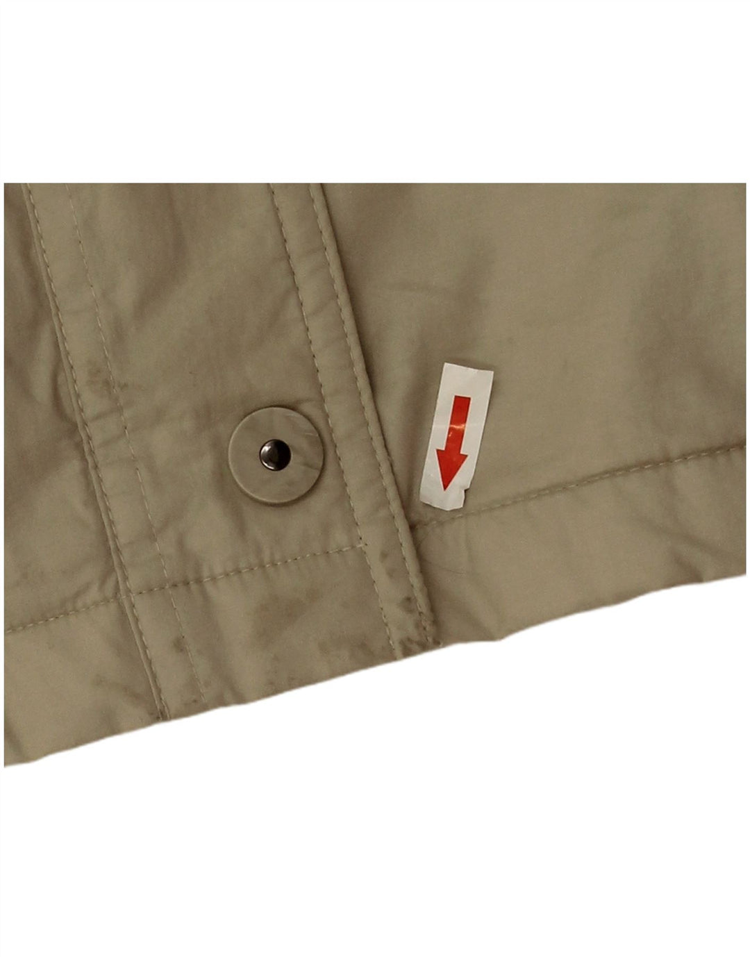 Delmod Dame Oversized Windbreaker Jacket EU 46 XL Beige Bomuld