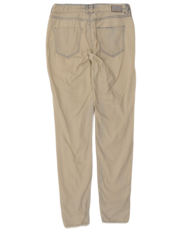 Zara Dame Slim Jeans EU 36 XS W26 L31 Off White