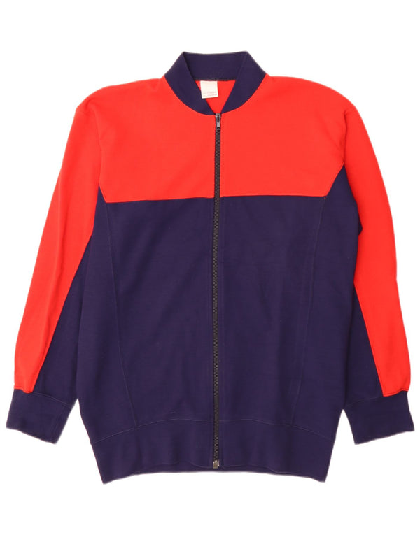 Vintage træningsdragt til mænd, topjakke IT 56 XL Rød Colourblock Sports