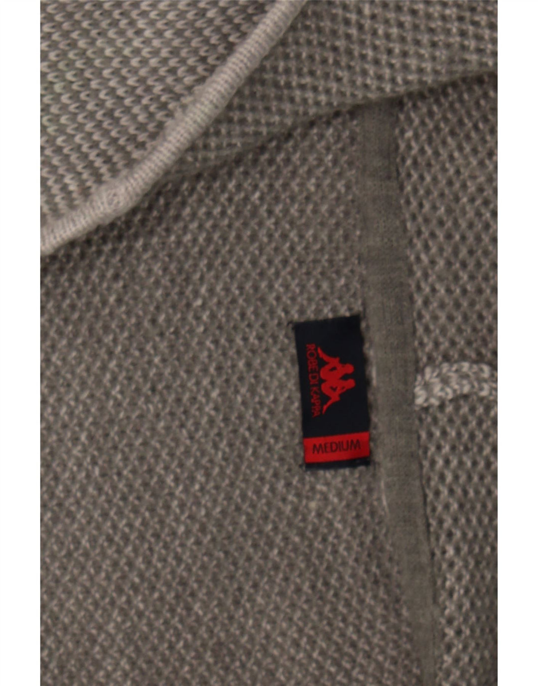 KAPPA Womens Hooded Cardigan Sweater UK 14 Medium Grey Vintage Kappa and Second-Hand Kappa from Messina Hembry 