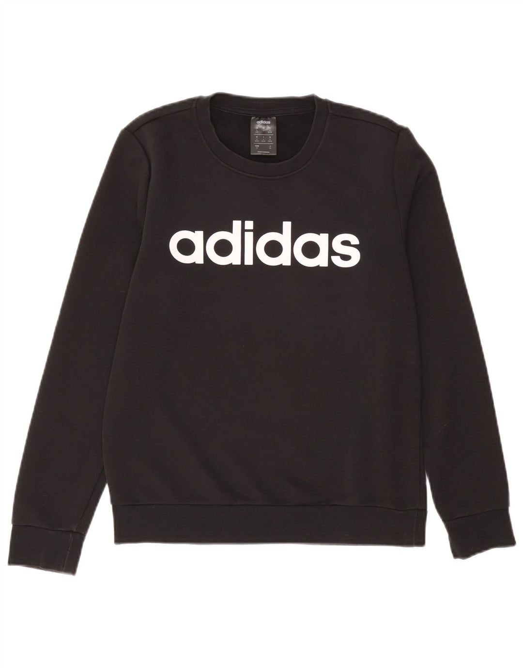 Adidas Graphic Sweatshirt Jumper UK 8/10 Small Grey