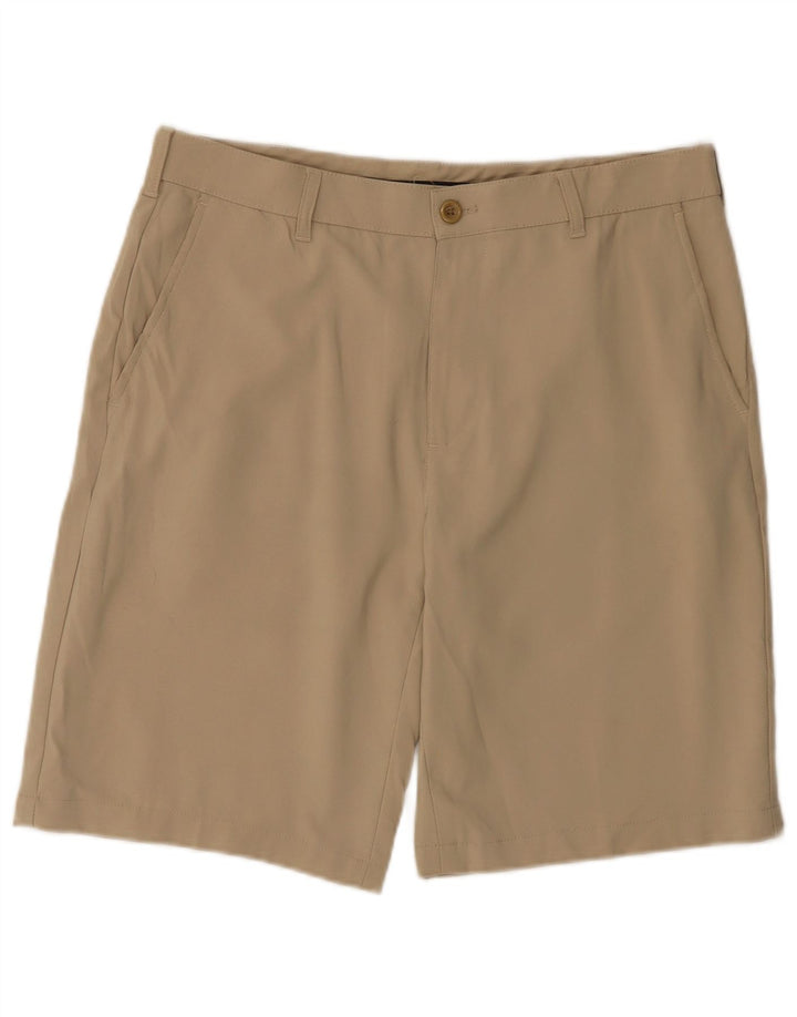 Izod Chino Shorts til mænd W34 Large Beige Polyester