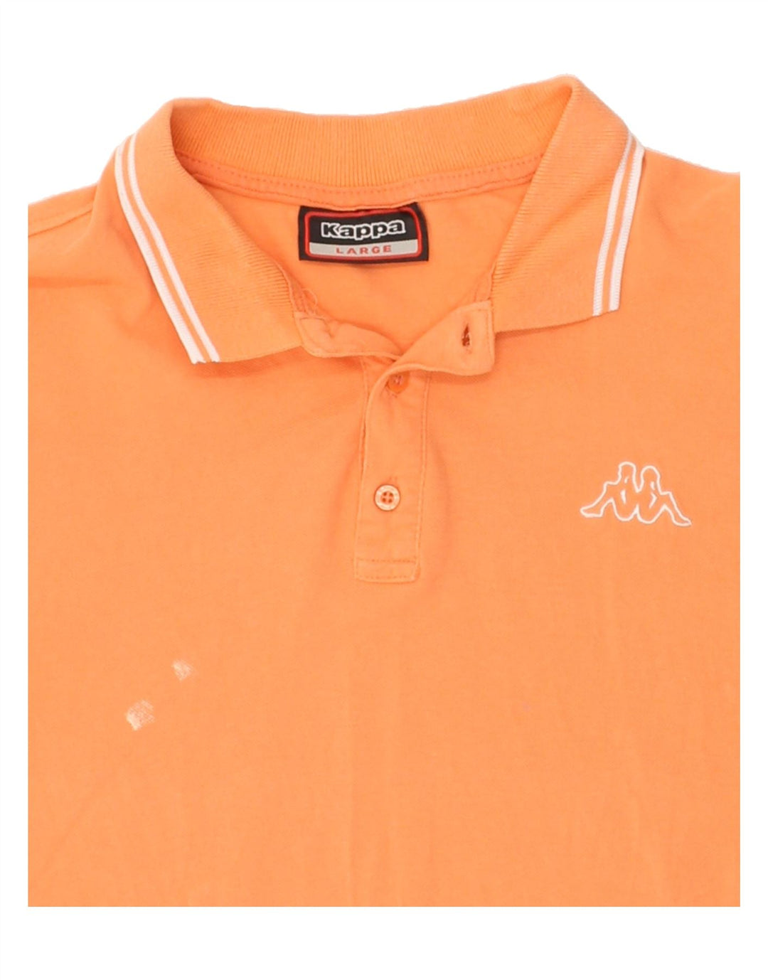 KAPPA Mens Polo Shirt Large Orange Vintage Kappa and Second-Hand Kappa from Messina Hembry 