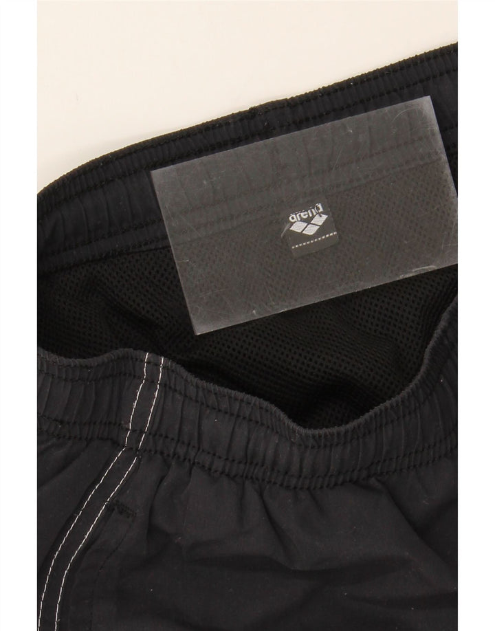 ARENA Mens Sport Shorts Small  Black Vintage Arena and Second-Hand Arena from Messina Hembry 