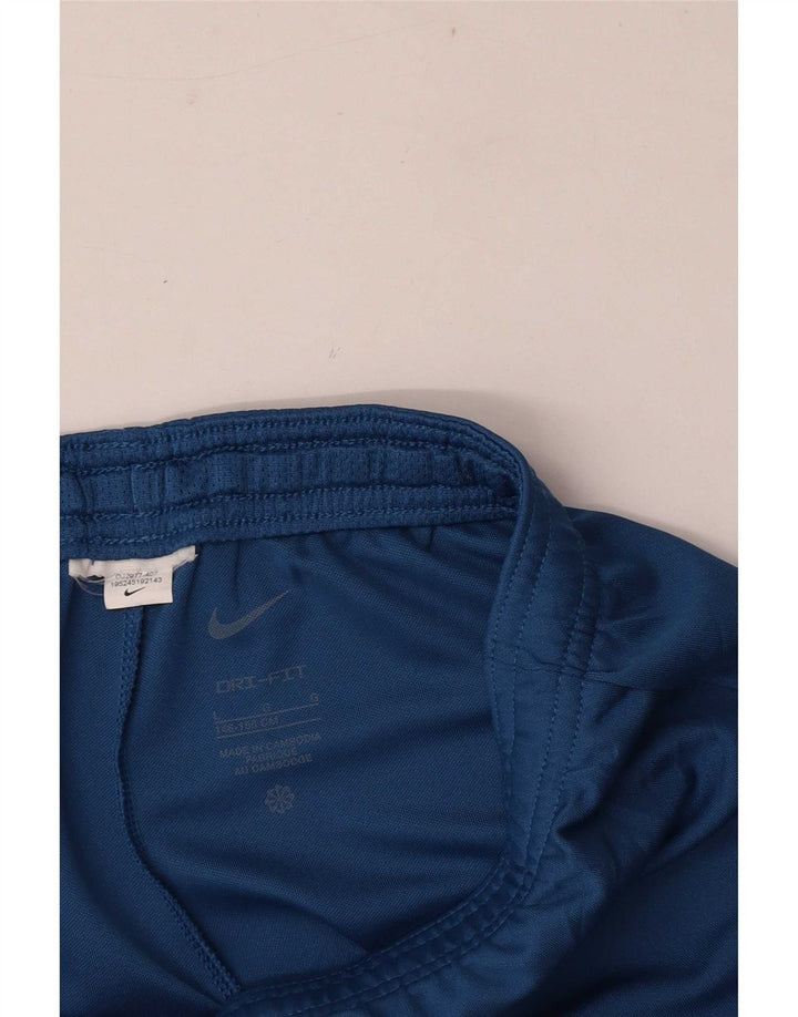 Nike Dame Dri Fit Sport Shorts UK 14 Large Blue