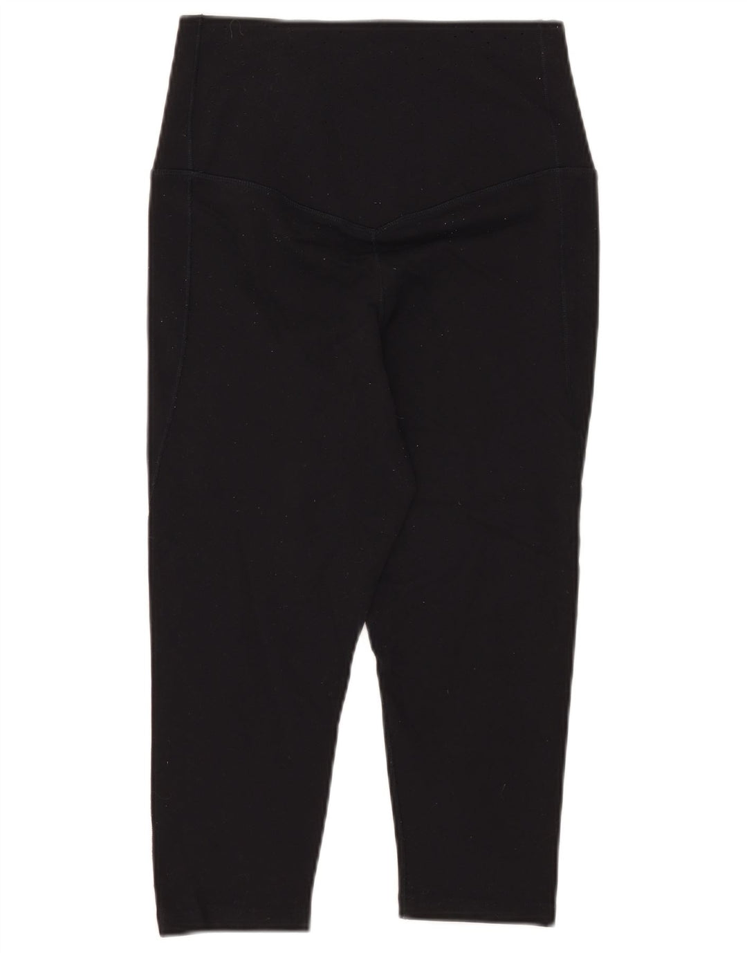 Nike Dame Dri Fit Capri Leggings UK 14 Stor sort nylon