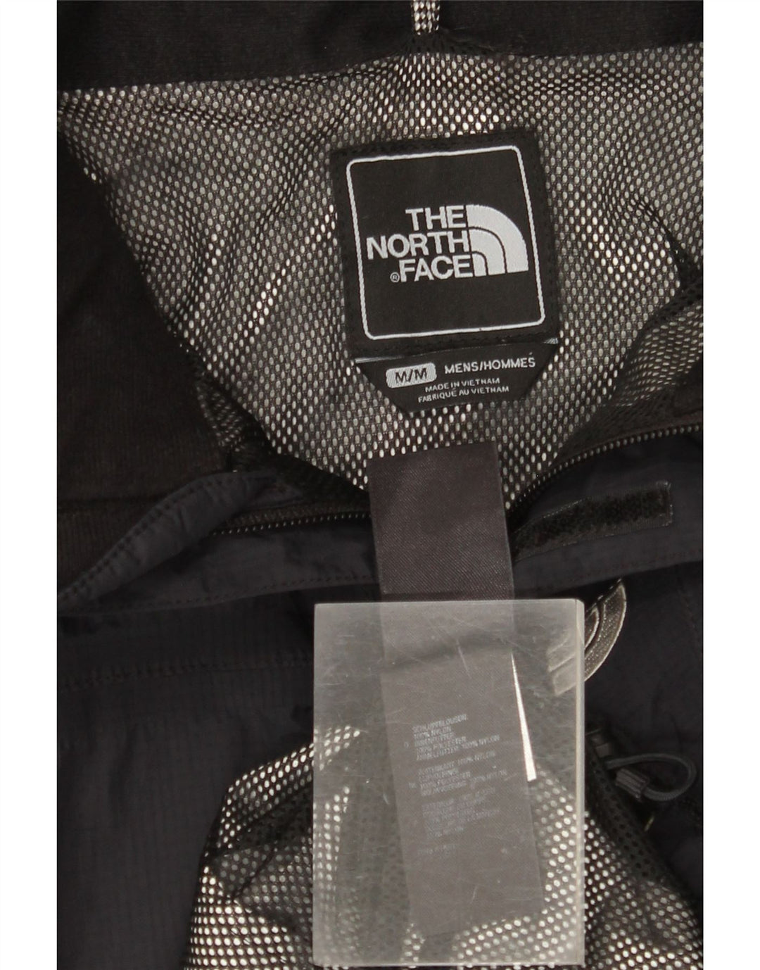 The North Face Herre Hyvent Regnjakke med hætte UK 38 Medium Sort Nylon