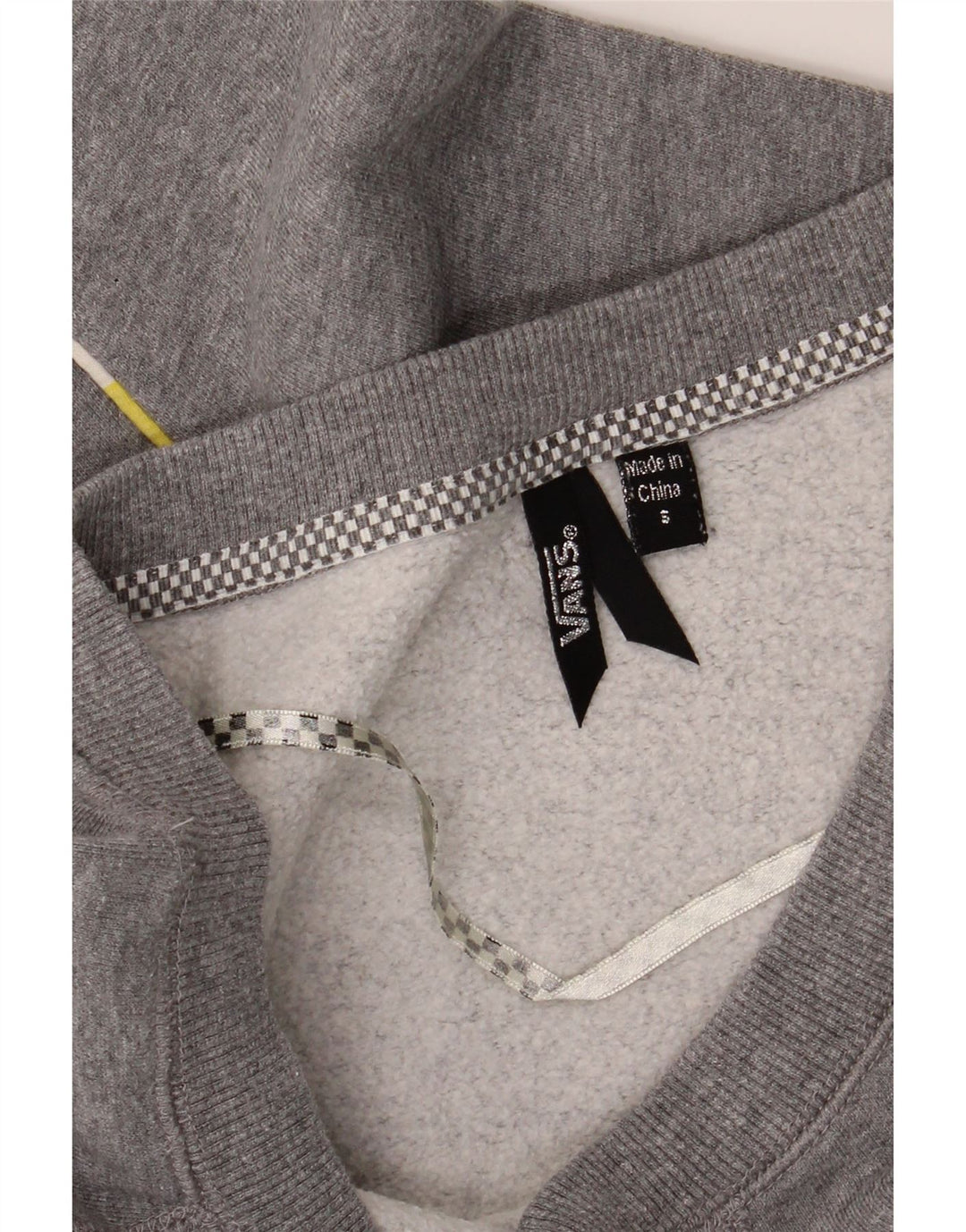 VANS Womens Graphic Sweatshirt Jumper UK 10 Small Grey Cotton