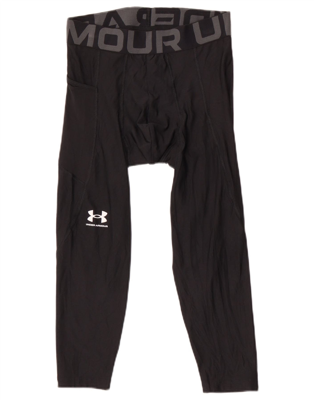 Under Armour Herre Heat Gear Grafiske Capri Leggings Medium Sort