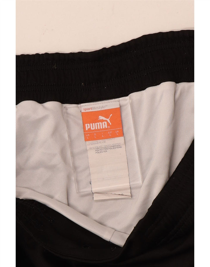 Puma Herre BVB Dortmund Graphic Sports Shorts Large Sort Polyester