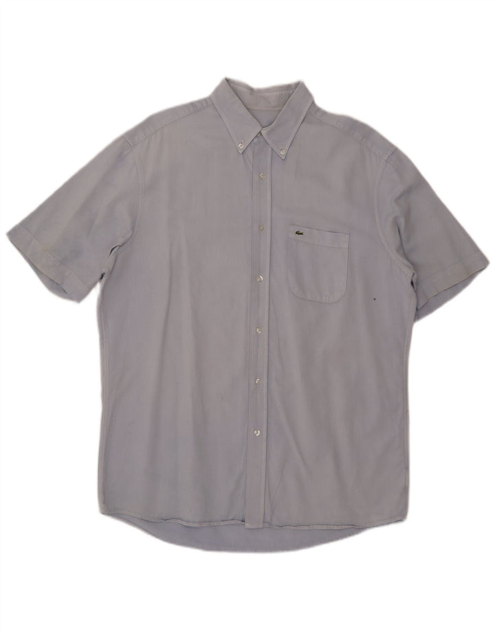 Lacoste kortærmet herre poloshirt med normal pasform størrelse 43 Large Blue