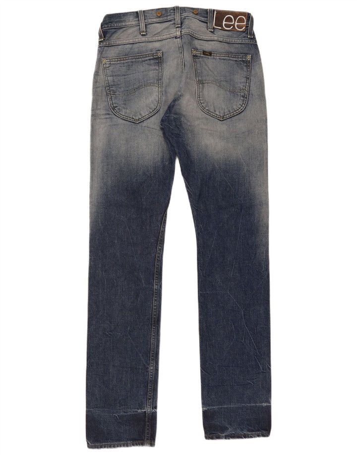 Lee Mens 101 Logger Straight Jeans W30 L34 Blå Bomuld