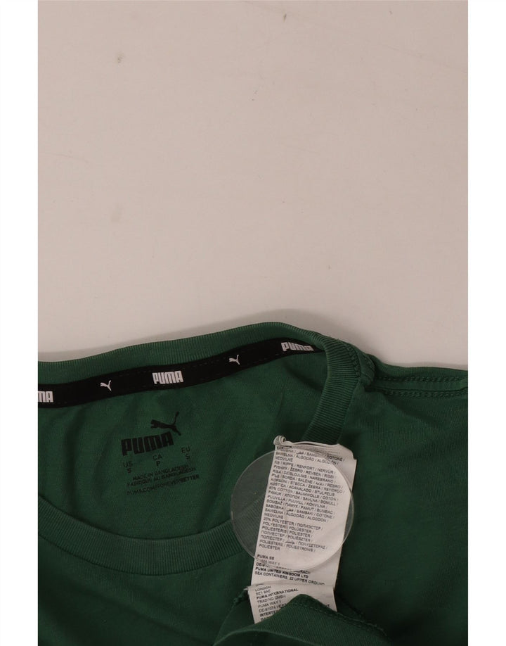 Puma Herre grafisk T-shirt Top Lille grøn bomuld