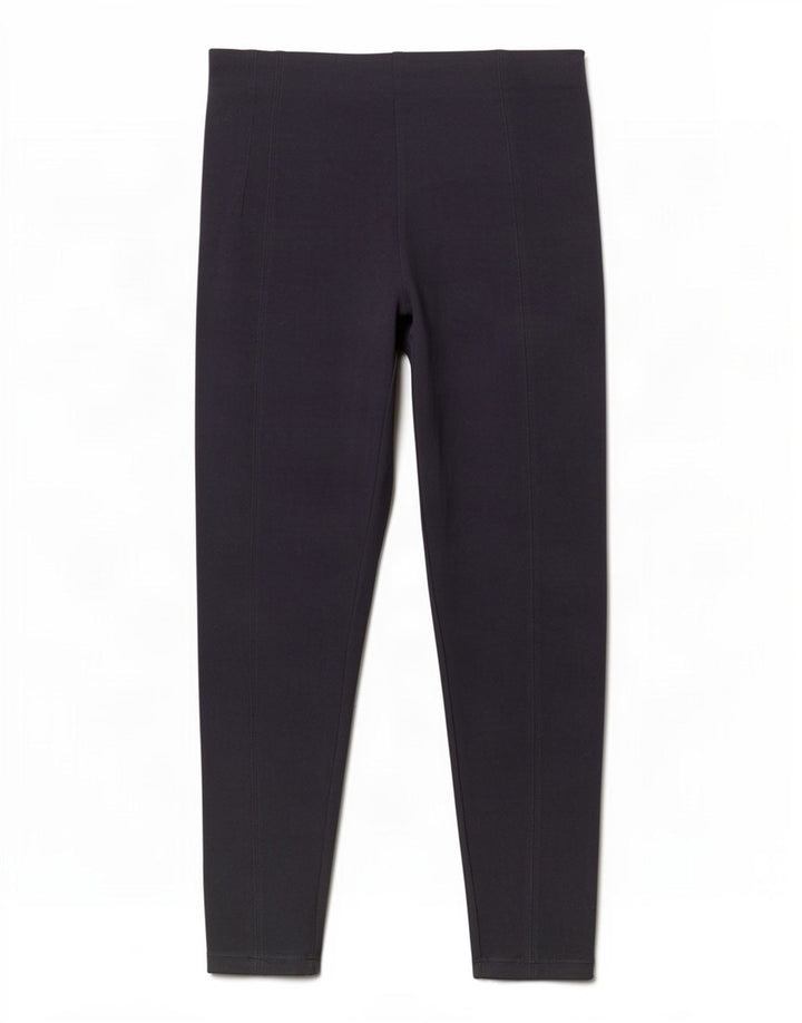 Marks & Spencer Womens Leggings UK 12 Medium Navy Blue Polyester