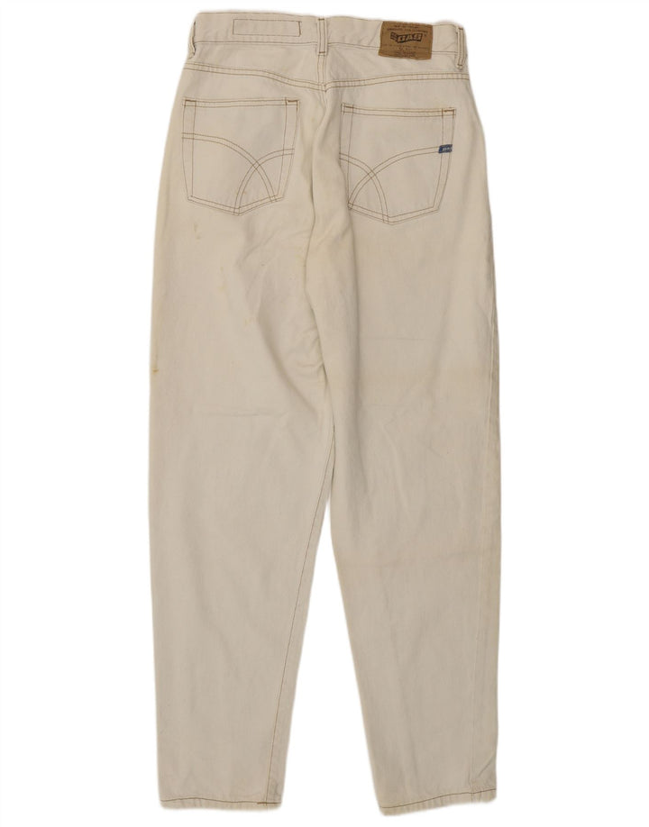 Gas Herre tilspidsede jeans W32 L30 hvid bomuld