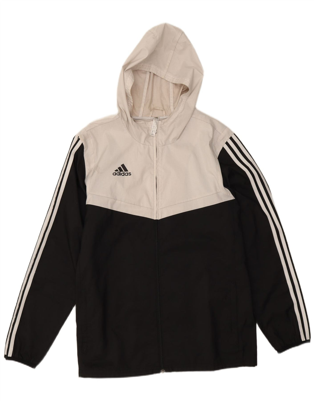 Adidas Træningsdragt med hætte til mænd Topjakke Medium Sort Colourblock Polyester