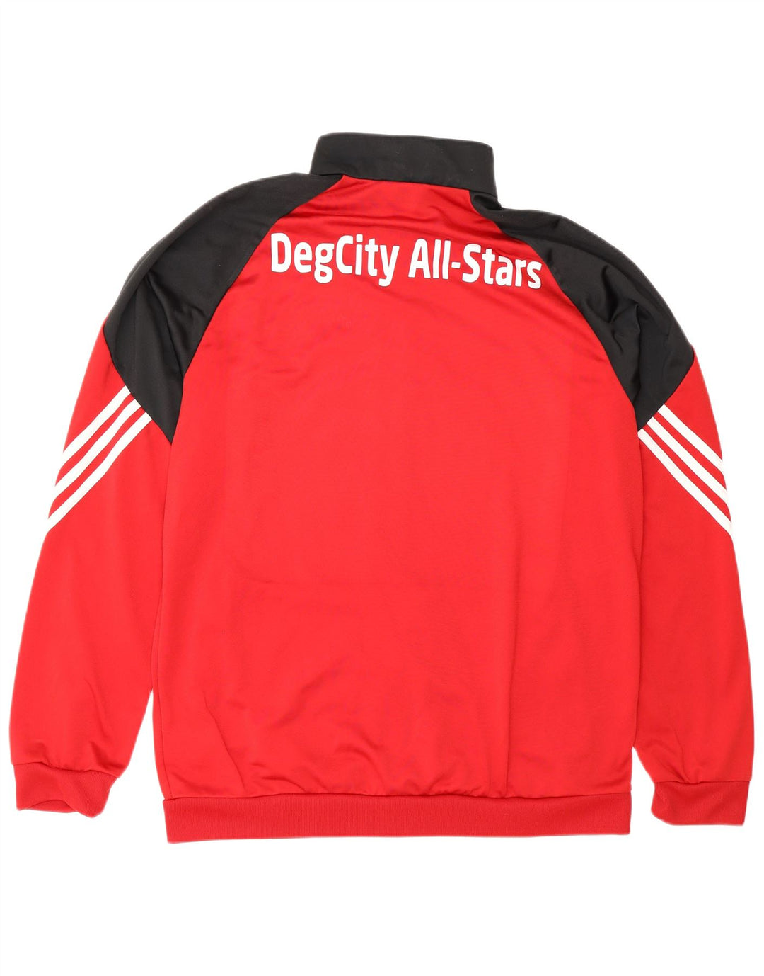 Adidas Grafisk træningsdragt jakke til mænd Stor Rød Colourblock Polyester