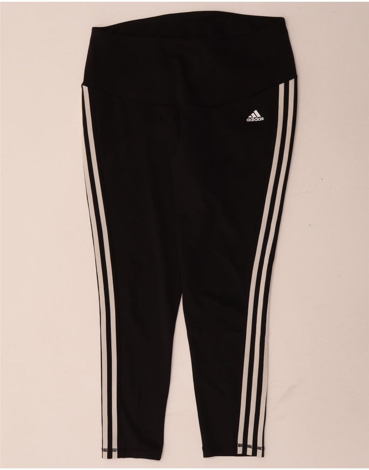 Adidas Aeroready Leggings til kvinder UK 24/26 2XL Sort Polyester