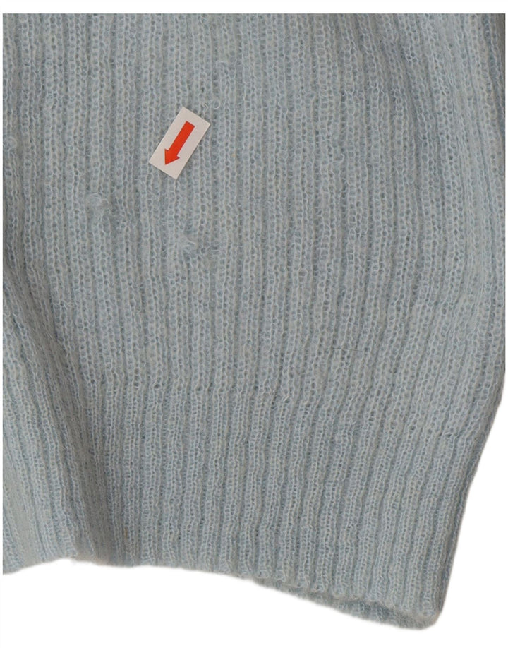 Vintage dame cardigan sweater UK 14 Large Blue Classic