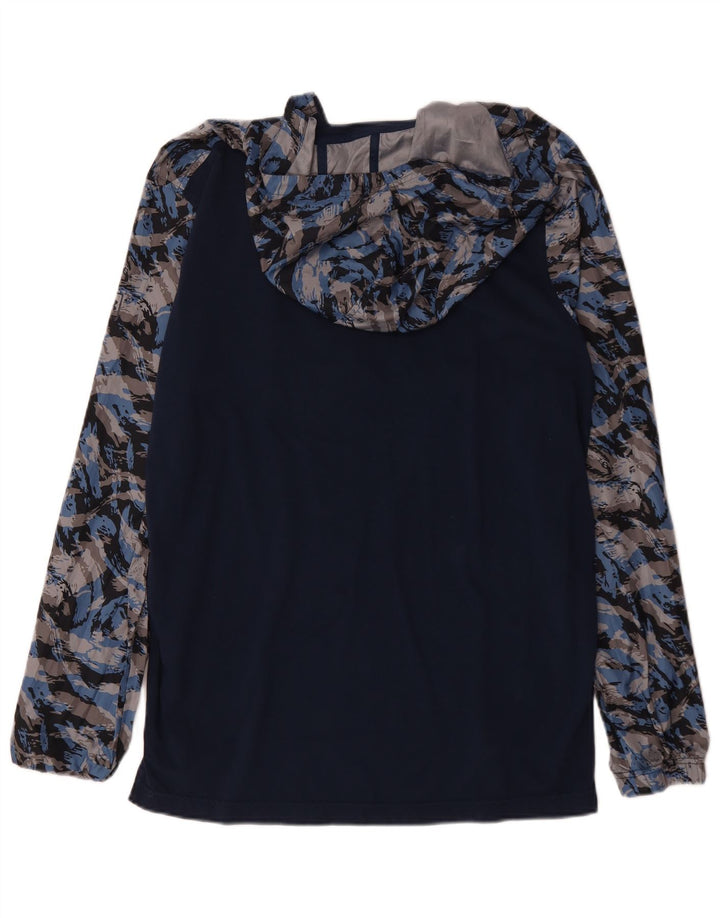 Under Armour Herre Hættetrøje Træningsdragt Top Stor Marineblå Camouflage
