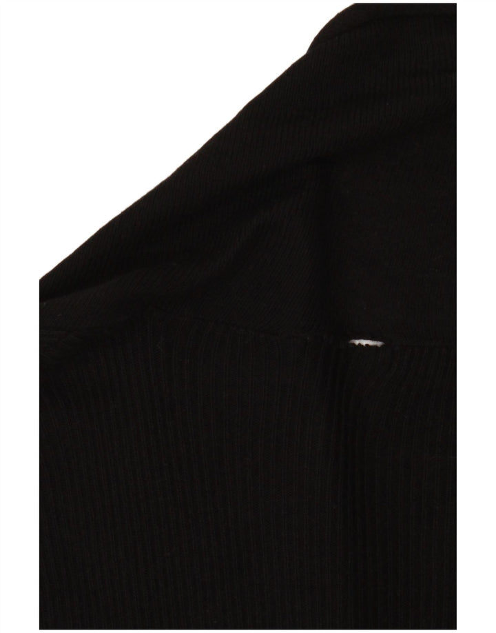Marks & Spencer Dame Longline Åben Cardigan Sweater UK 20 2XL Sort