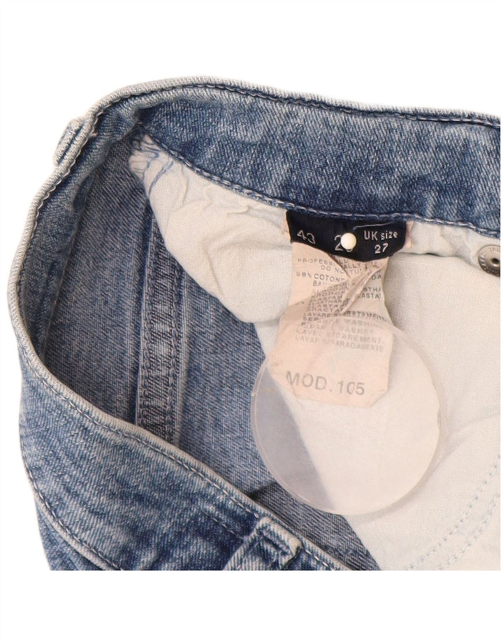 Trussardi lige jeans til kvinder W27 L31 blå bomuld