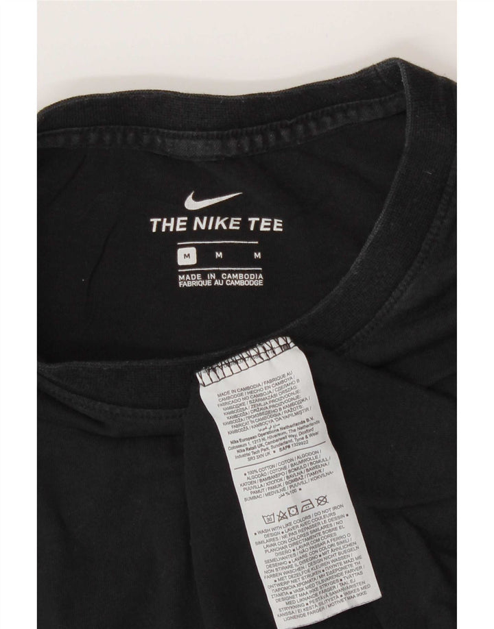 Nike T-shirt top mellem sort bomuld til mænd